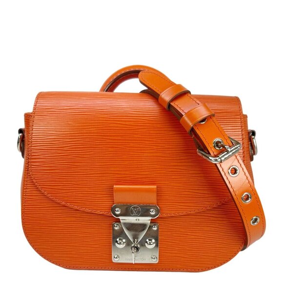 Louis Vuitton  Eden PM Epi Leather Top Handle Shoulder Bag Orange - Picture 1 of 13